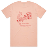 BUTTERFLY EFFECT TEE PEACH